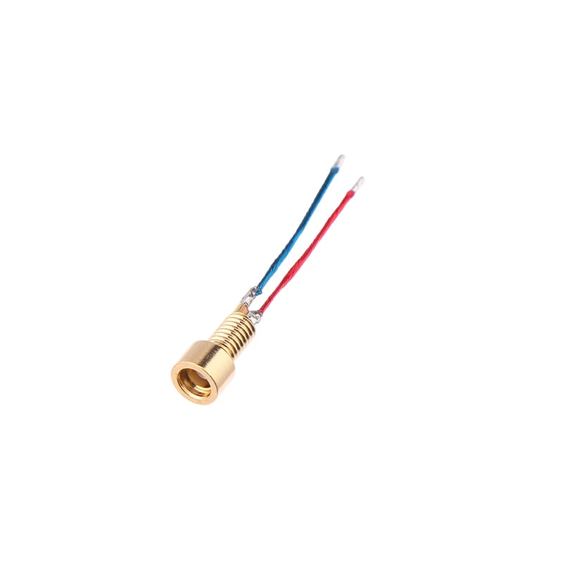 Universal MMCX Female Socket, Pure Copper Gold-Plated Connector with Soldering Wires and Built-in Threaded Nut Holder