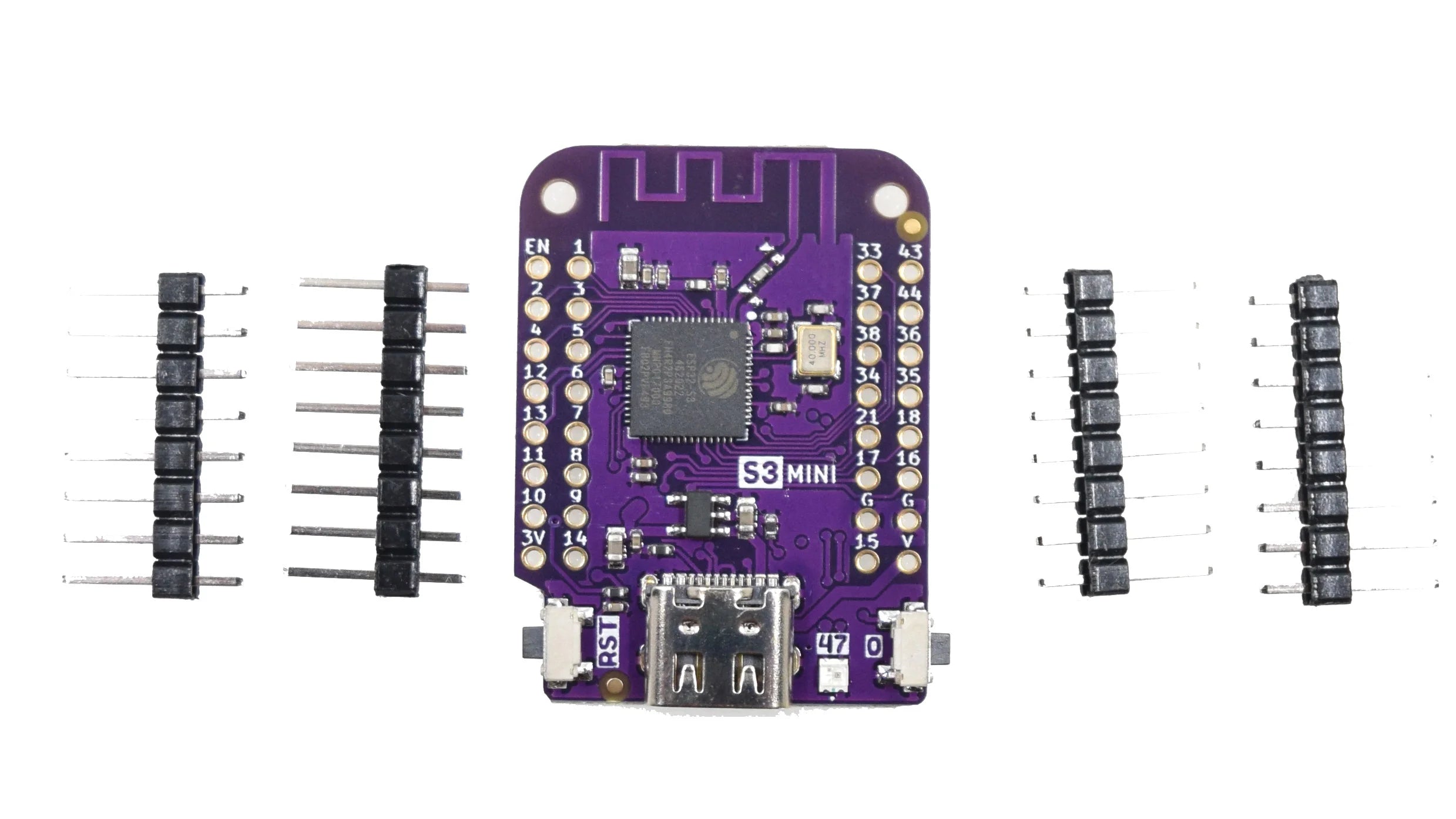 S3 Mini V1.0.0 - LOLIN WIFI Bluetooth IOT Board based ESP32-S3FH4R2 ESP32-S3 4MB FLASH 2MB PSRAM MicroPython Arduino Compatible