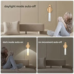 Creative Intelligent Auto PIR Motion Sensor LED Rechargeable Magnetic Night Light Wall Light Kitchen Cabinet Light Bedside Lamp