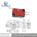 16A 250VAC SPDT Momentary Travel Limit Micro Switch 1NO1NC 3/6Pin Lever Roller V-15 V-151 V-152 V-153 V-154 V-155 Microswitch