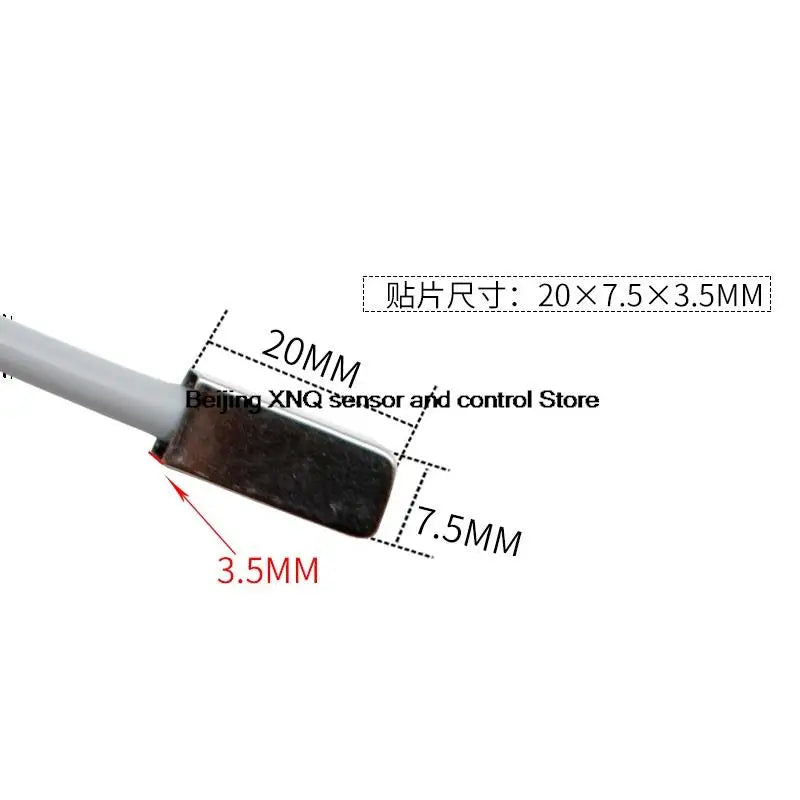 2pcs X SMD Thread Patch Waterproof NTC Thermistor NTC Temperature Sensor Probe Patch Silicone Cable 1K 2K 3K 5K 10K 12K 15K 30K