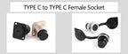 1pc Metal Round/D Type Module RJ45 CAT6&USB 2.0/3.0&Type C&HDMI-Jack Socket Through Network Panel Mounting Electronic Connector