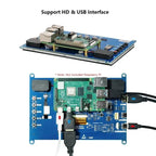 7inch RC070N IPS Raspberry Pi Monitor 7" Touch Display 1024×600 monitor with 9 OSD Languages