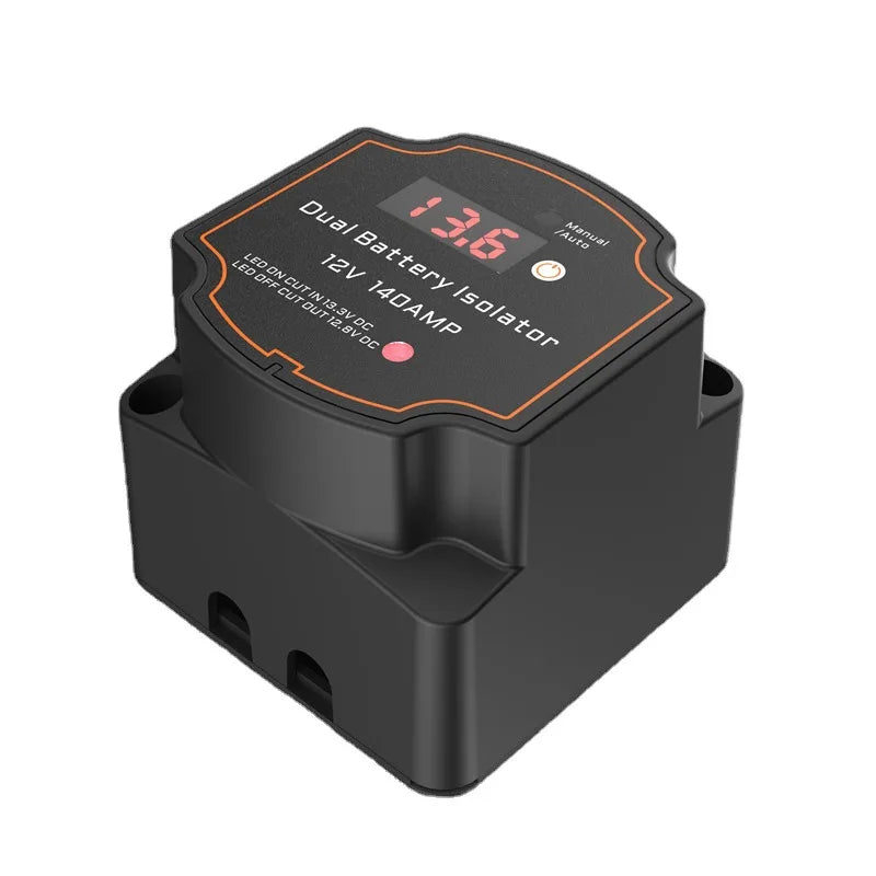 New Design Digital  Display Dual Battery Isolator 12V 140A Voltage Sensitive Intelligent Split Charge Relay VSR For Camper Car