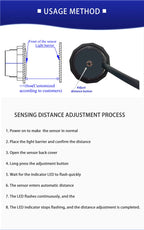 XKC-KE200 Sun-resistance Outdoor Used 5-150cm IR Switch Infared Motion Sensor