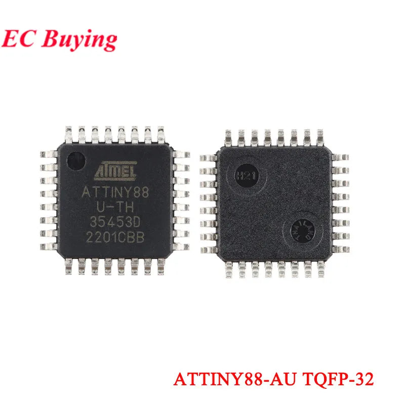 20Pcs/1pc ATTINY85 ATTINY85-20SU ATTINY SOIC-8 8KB 20MHz 8Bit Microcontroller SMD IC Chip ATTINY44A-SSUR ATTINY13A-SSU ATTINY10