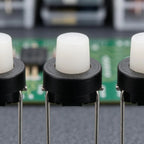 6 X 6 X 5 Mm Switch PCB Mount Through-Hole Tactile Switch Electronic Part Compact Breadboard Use for Musical Instruments