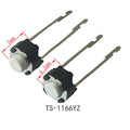 30PCS 6x6x5/4.3mm Middle 2PIN DIP Long Pin Mini Push Button Switch for Audio PCB Mounting Momentary Tact Switch Button