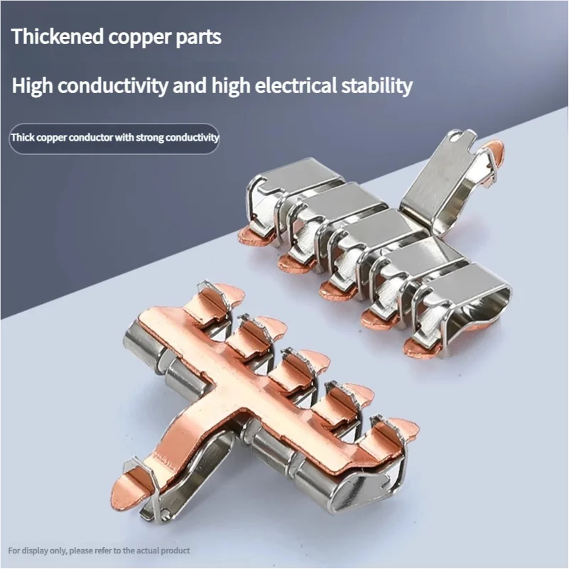 Universal Quick Push-in Electrical Wire Terminal Blocks Splitter Cable Connectors Mounted Junction Box for Home Industrial Use