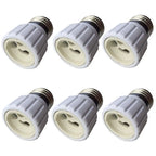2pc E27 to GU10 Adapter E26 to Gu10 LED Spotlight Lamp Base Converter Ceramic High Temp Resist Gu10 Halogen Light Socket Adapter