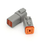 1Set DT Waterproof Automotive Connector Plug Kit DT06-2S/DT04-2P 3P 4P 6P 8P 12P Male Female Plug Socket For Automobile 22-16AWG