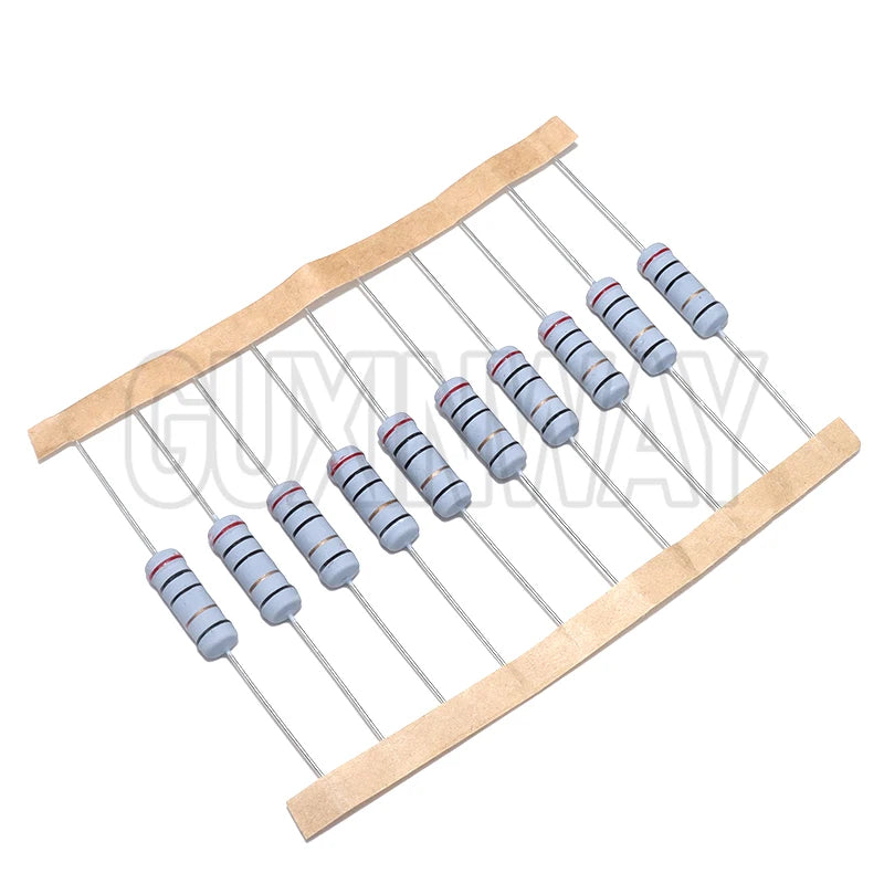 10pcs 3W 5% Wire Wound Resistor Fuse Winding Resistance 0.1R 0.1 0.15 0.22 0.33 0.47 0.5 1 2.2 4.7 6.8 10 22 33 47 51 68 100 ohm