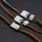 5Pair HY2.0 Plug-in Buckle Terminal Wire 2P 3P 4P 5P 6P 7P 8P Male Female 20Cm Single Ended Electronic Wire 26AWG