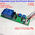 DC 5V 12V 24V 1S-24H Adjustable Delay Time Timer Relay Control Cycle turn ON OFF Switch Infinite Repeat Loop Module
