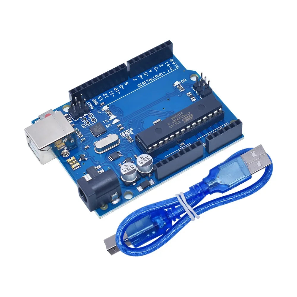 R3 ATMEGA16U2 CH340G+MEGA328P SMD Chip 16Mhz For Arduino UN0 R3 Official ATEGA328P Development board + USB CABLE One set