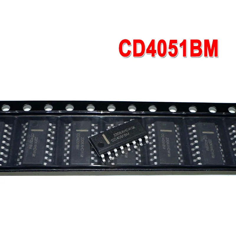 (10pcs) CD4051BM CD4051 CD4069BM CD4069 TI SOP16 8-Channel Analog Multiplexer IC One of Eight Analog Switch Chips