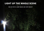 1-4PCS Solar LED Wall Light,100 LED Outdoor Motion Sensor Lights Waterproof Solar Wall Lamp for Garden Fence Yard Pathway Stairs