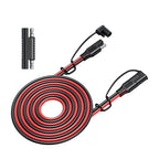 SAE to SAE Extension Cable Solar Plug Cord 16AWG Waterproof for Car Batteries