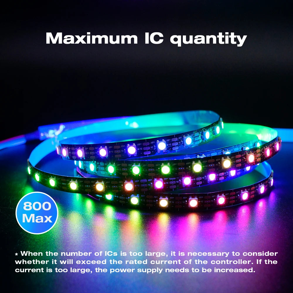 GLEDOPTO ESP32 WLED LED Controller DC5-24V DIY Dynamic Lighting Mode WS2811 WS2812b SK6812 TM1814 WS2813 WS2815 LED Strip Lights