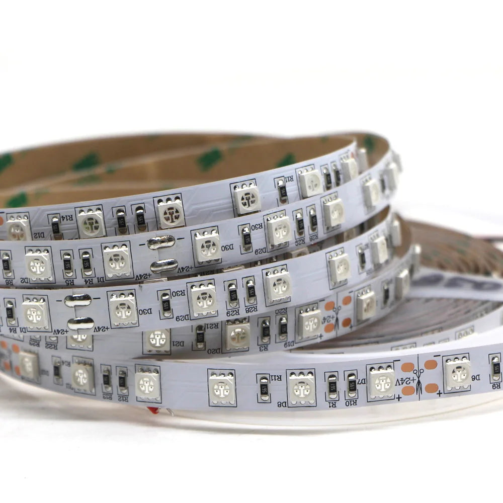 InfraRed 850nm 940nm 60leds/m IR LED Flexible Ribbon Tape Strips Light SMD 5050 2M 5M Emitting Diode DC12V for Security Cameras