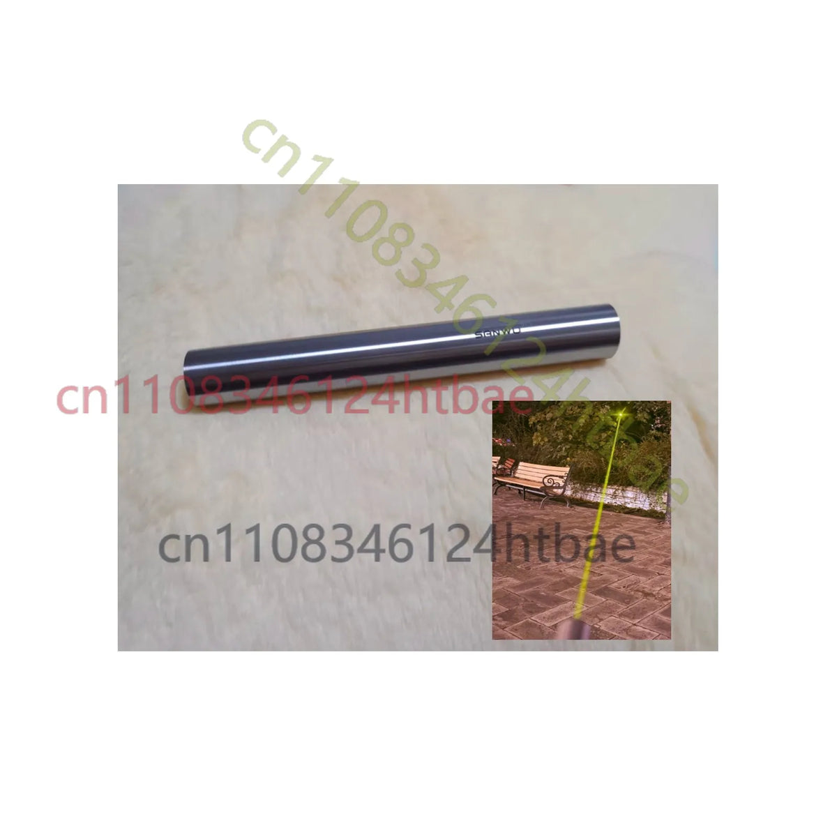 For SANWU, 555nm Yellow-Green Light 555T-15 Stainless Steel DPSS Laser Module Diode Pumped Solid State Laser