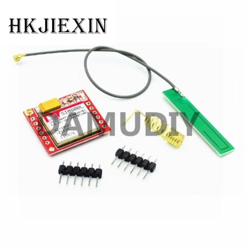 JX 1-10pcs/Smallest SIM800L GPRS GSM Module Kit MicroSIM Card Core BOard Quad-band TTL Serial Port with the antenna