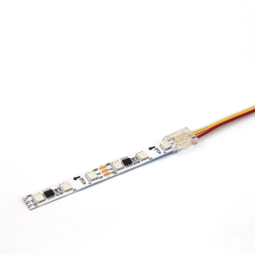 SMD Crystal Joint 2 3 4 5Pin LED Wire Connectors Solderless For 5mm 8mm 10mm Quick Terminal Block Strip Light Wire Connection