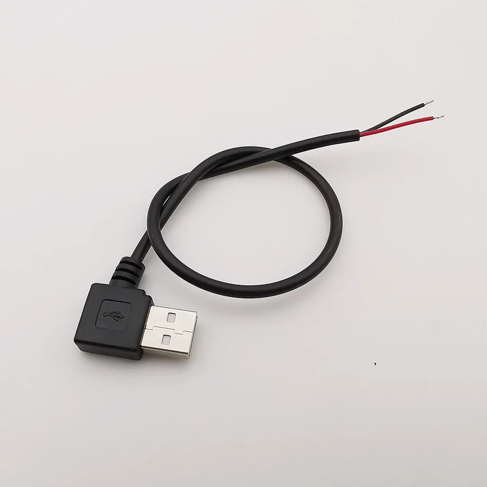 5V USB 2.0 A Female Male Power Supply Cable Connector 2Pin 4Pin Wire Charge Extension Cable Adapter Welding Line DIY 0.3m 1m 2m