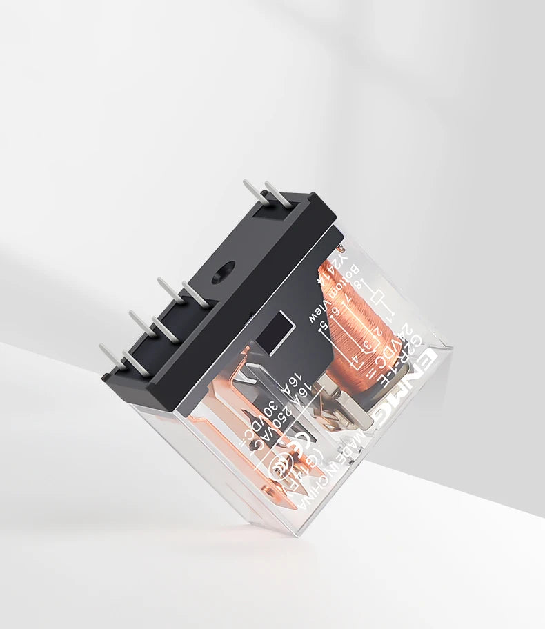 ENMG G2R-1-E / G2R-2 Miniature Low-Power Relay - 5V/12V/24VDC,Solder Terminals (5-Pin/8-Pin) Shock-Resistant Nickel-Plated Alloy