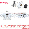 1-10Pcs VL53L0X V2 VL53L1X VL53L3CX VL53L4CD VL6180X  VL53L8CX VL53L7CX Time-of-Flight ToF Laser Ranging Sensor Module IIC