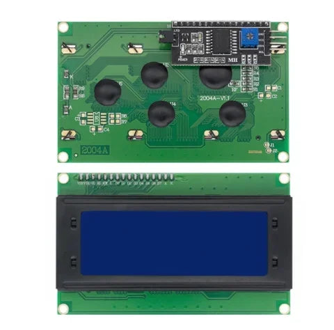 LCD2004+I2C Display Module 2004 20x4 2004A Blue Green Screen Character LCD IIC Serial Interface Adapter Module for Arduino