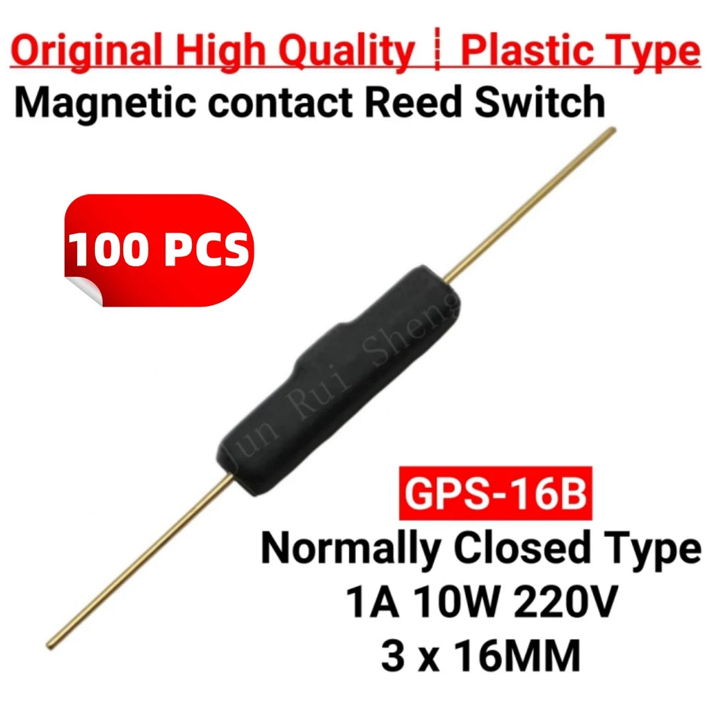 100PCS Plastic Magnetic Contact Reed Switch GPS-16A/16B/14A/14B/11B/11A SMD Normally Open Normally Closed NO NC Induction Sensor