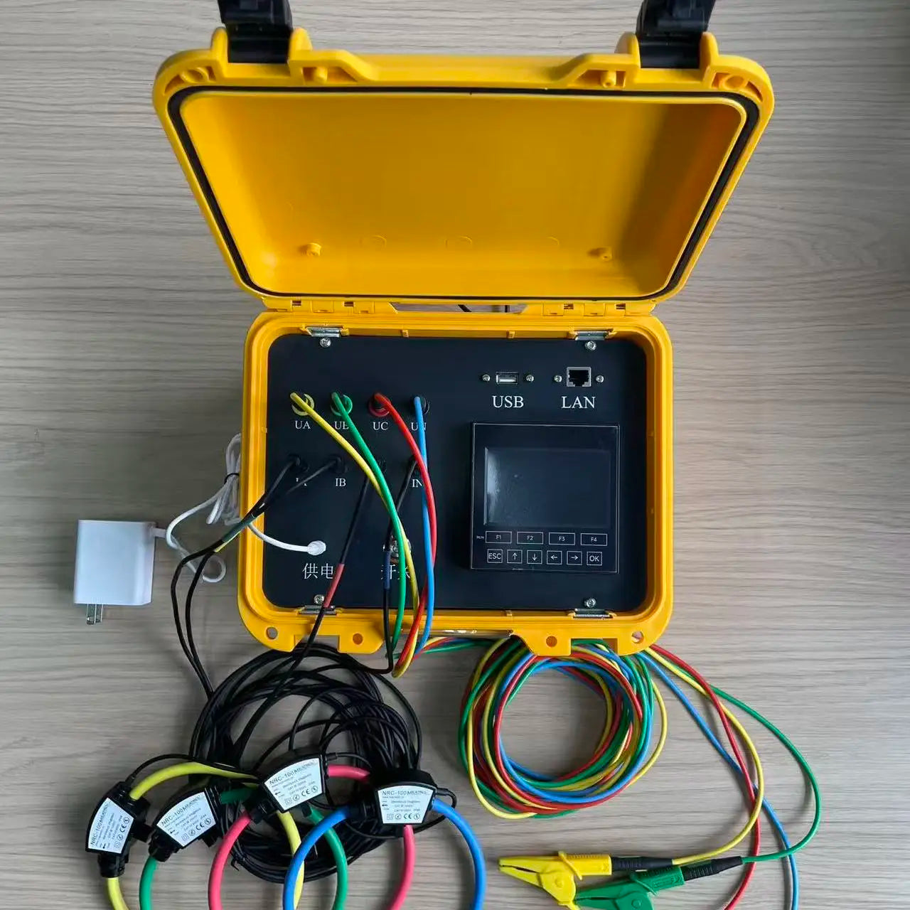 MQ41 Power Quality Analyzer Large Current Rogowski Coil Power Meter Energy Consumption Power Harmonic Waveform Recording