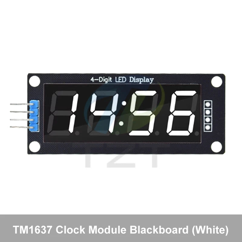 TM1637 LED Display Module for Arduino 4 Digit Tube 7 Segment 0.56 inch Time Clock Indicator Module Red Blue Green Yellow White