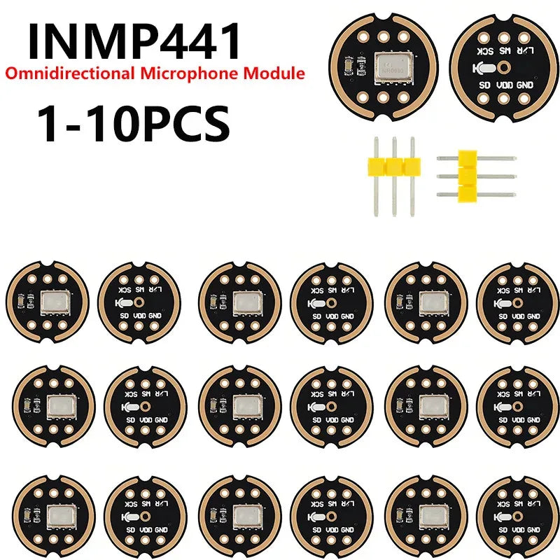 1-10PCS INMP441 Omnidirectional Microphone Module I2S Interface Low Power MEMS High Precision Digital Output Sensor Module