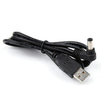USB 2.0 Type A Male to Right Angled 90 Degree 5.5 X 2.1mm DC 5V Power Plug Barrel Connector Charge Cable 100cm