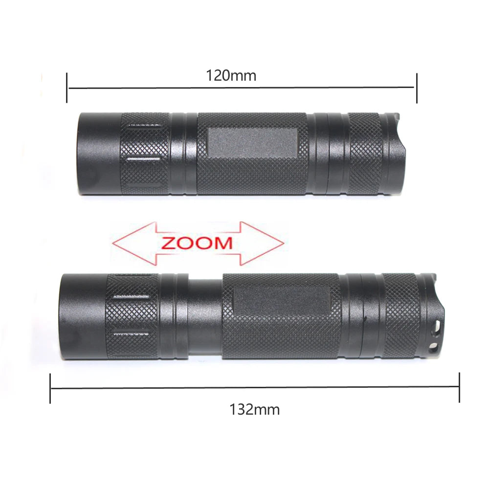 Rechargeable IR 940NM & 850NM LED Infrared Flashlight Zoomable Tactical Torch for Coyote Hog Predator Hunting Infrared Radiation