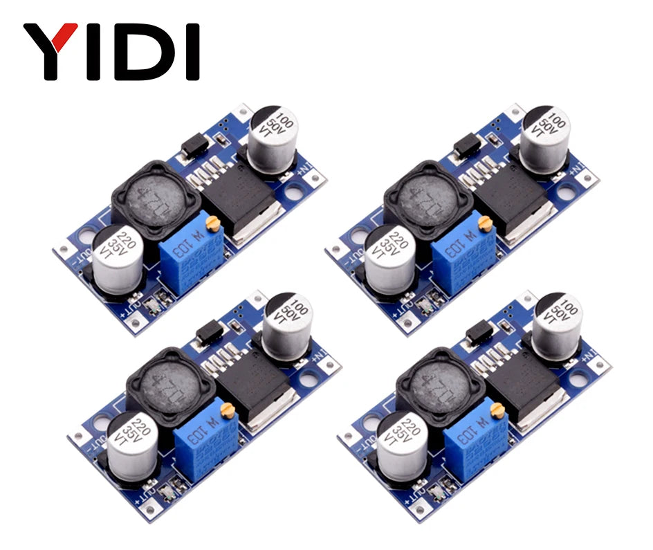 5pcs LM2596 DC to DC Buck Converter LM2596S ADJ 3A Voltage Regulator Adjustable Step Down Power Supply Module 24V 12V 5V
