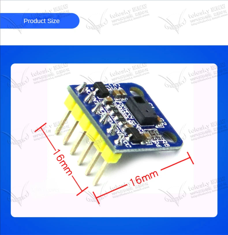 7620 Gesture Recognition Sensor PAJ7620U2 9 Gesture Recognition Sensor Modules RGB Infrared Sensing Modules