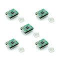 5/10PCS 3D Printer Parts StepStick A4988 DRV8825 Stepper Motor Driver With Heat sink Carrier Reprap RAMPS 1.4