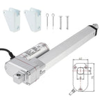 12V Electric Linear Actuator 50/100/150/200/250/300/350/400mm Stroke 3000N Electric Reciprocating Lifting Linear Motion Actuator
