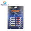GBC European Automotive Fuse 5/8/10/16/30AMP 6mm Continental Car Blade Bakelite Auto Classic Ceramic Car Fuse Kit
