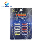 GBC European Automotive Fuse 5/8/10/16/30AMP 6mm Continental Car Blade Bakelite Auto Classic Ceramic Car Fuse Kit