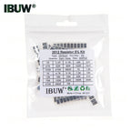 0201 0402 0603 0805 1206 1% 5% SMD Resistor Assorted Kit 1R-1M 10K 100K 1K 100R Resistance Set DIY