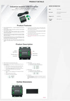 USB TTL 422 485 PRO Multi-functional USB-TTL-RS422/RS485 conversion communication with isolated industrialgrade serial port modu
