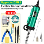 LUXIANZI 40W Desoldering Machine 2IN1 Electric Soldering Iron Suction Tin Sucker Vacuum Gun Hand Welding Tool Desoldering Pump