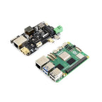 Raspberry Pi 5 PCIe To.2 NVME SSD Multi Function Adapter Board PoE Ethernet Power Over RJ45 Ethernet Driver-