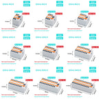 1PCS Wire Electrical Connectors PTFIX 2.5mm Wire Merging And Branching Device Push-in Terminal Block Connector Mount On Din Rail