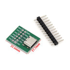 1-10PCS 16Pin 2.54mm USB TYPE-C to PCB Data Transmission Power Adapter Pin Board Test Board Solder Female DIP Connector Socket