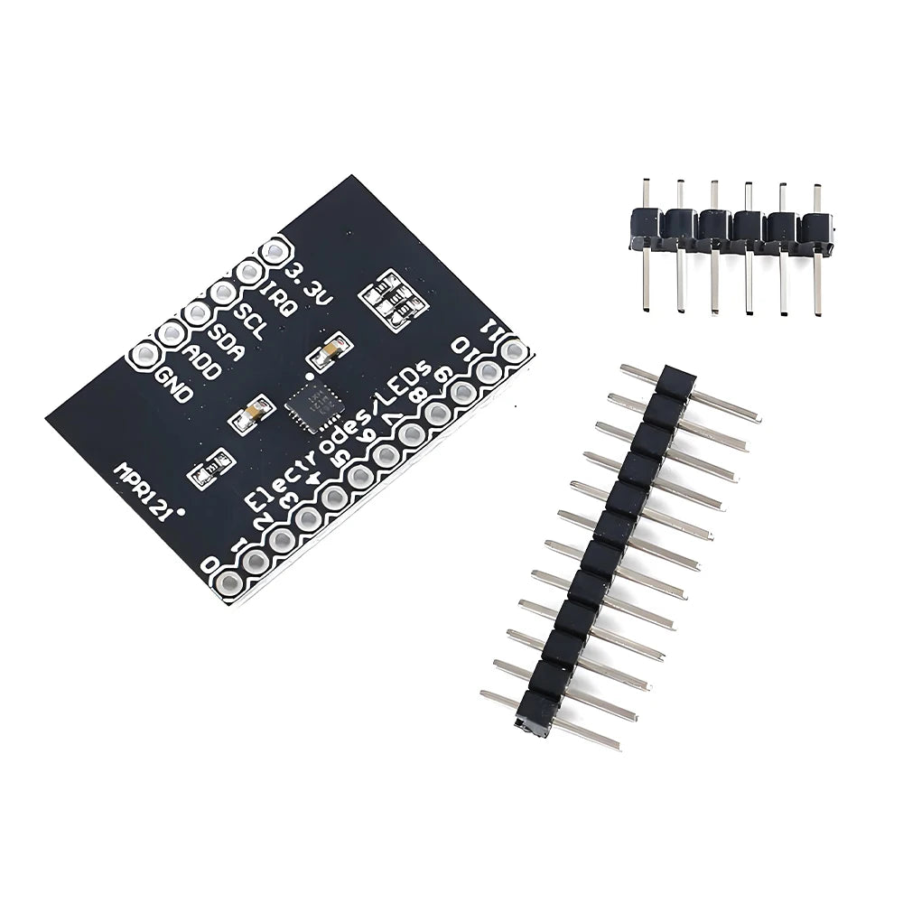 MPR121 V12 Capacitive Touch Sensor Breakout Board, I2C Interface Keyboard Controller Module for Development